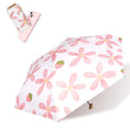 Load image into Gallery viewer, [QIANYU Series] ★Umbrella★ 3 types selectable, six ribs, rain and sunny, six-fold umbrella, dual use, manual, rainy season, rainproof soup, sun protection, floral pattern
