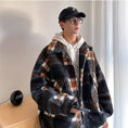 Load image into Gallery viewer, [Leonbinno Series]★Coat★ 2color Outerwear Unisex Men's Large Size Plaid Pattern
