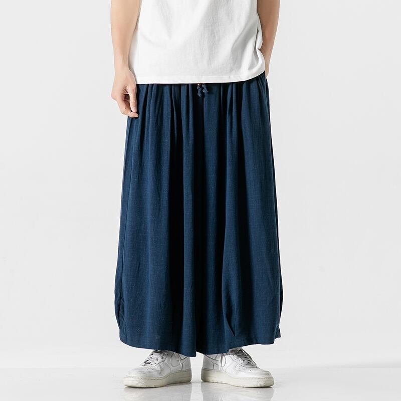 [JUNYI Series]★Casual Pants★ 3color Bottoms Chinese Style Pants Men's Large Size Plain Simple