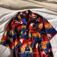 Load image into Gallery viewer, [HTTAOSUP Series]★Shirt★ Tops, short sleeve shirt, parrot pattern, animal pattern, color, unisex, men's, thin, cool
