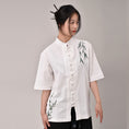 Load image into Gallery viewer, [HANZHU Series]★Chinese style shirt★ Tops 2color Unisex Men's Large Size Bamboo Pattern Chinese Clothes Casual
