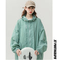 Load image into Gallery viewer, [Fujiiman Series] ★Thin Jacket★ Outerwear 3color Unisex Men's Large Size Thin Summer Clothes Green White Gray
