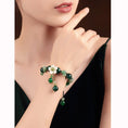 Load image into Gallery viewer, [Loulan Guest Series] ★China Style Bracelet★ Bracelet Women's Accessories Flower Green Ethnic Style
