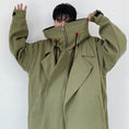 Load image into Gallery viewer, [Coolman Series]★Outerwear★ 2color Unisex Men's Casual Loose Green Black Green Black
