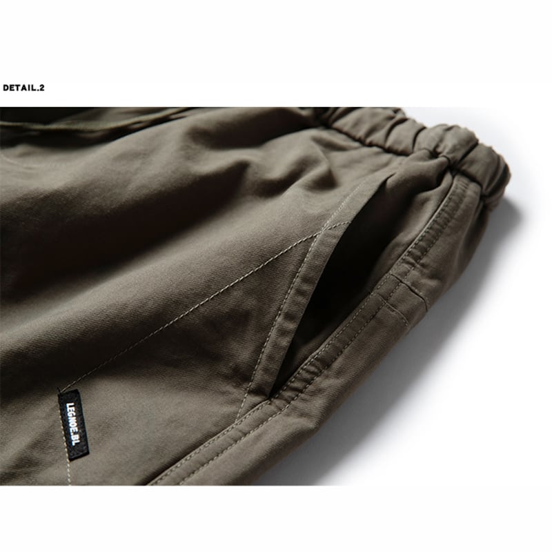 [MMstudios Series]★Casual Pants★ 2color Pants Bottoms Unisex Men's Color Scheme Navy Khaki Green