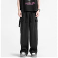 Load image into Gallery viewer, [BIGEMAN Series] ★Casual Pants★ 2color Bottoms Pants Men's Large Size Black Beige
