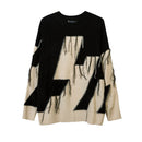 [Feel lonely series] ★Sweater★ 3color tops Unisex Men's Switchable Fringe Unique Stylish