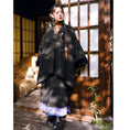 Load image into Gallery viewer, [Ancient Monster House -- Smoke Tank Series] ★China style coat★ Thick and warm winter clothing cloak loose black black
