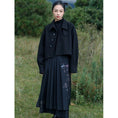 Load image into Gallery viewer, [Da Qinglong Shu Series]★China style trousers★ Gaucho pants Improved Chinese clothing Black Black Casual Cute Letter pattern
