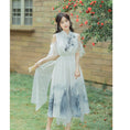 Load image into Gallery viewer, [Az Suna Series] ★Chinese style dress★ Hanfu dress, off-the-shoulder SML XL, Chinese clothes, date, girls' night out
