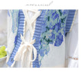 Load image into Gallery viewer, [LIANLISTUDIO series] ★Knit vest★ Oil painting style Easy to match Blue Blue floral pattern Cute SML
