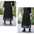 Load image into Gallery viewer, [Kokaisha --- Rabbit series] ★China style skirt★ Bottoms Original slimming black Easy to match
