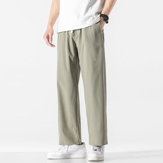 [BIGEMAN Series] ★Casual Pants★ 4color Nine-quarter-length Bottoms Pants Unisex Men's Large Size Plain Spring/Summer