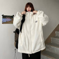 Load image into Gallery viewer, [Demon King Series]★Outerwear that can be worn on both sides★ 2color white or black graffiti coat Unisex Unique fashion
