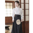 Load image into Gallery viewer, [Az Suna Series] ★Chinese style skirt★ Bottoms Window skirt Chinese elements Chinese clothes Black Black Easy to match
