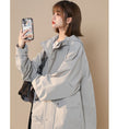 Load image into Gallery viewer, [FKZ Series]★Jacket★ 2color outerwear unisex men's blue gray spring clothes ML XL 2XL casual
