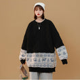 Load image into Gallery viewer, [Ushiomiomi Series]★Sweater★ 3color knit tops Unisex Men's Color scheme Gray White Black
