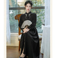 Load image into Gallery viewer, [Treasure Island Series]★Chinese style dress★ Long length Hanfu dress Chinese style Black Black
