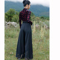 Load image into Gallery viewer, [Big Blue Dragon Series]★China style trousers★Bottoms Gaucho pants Loose Casual Black Black
