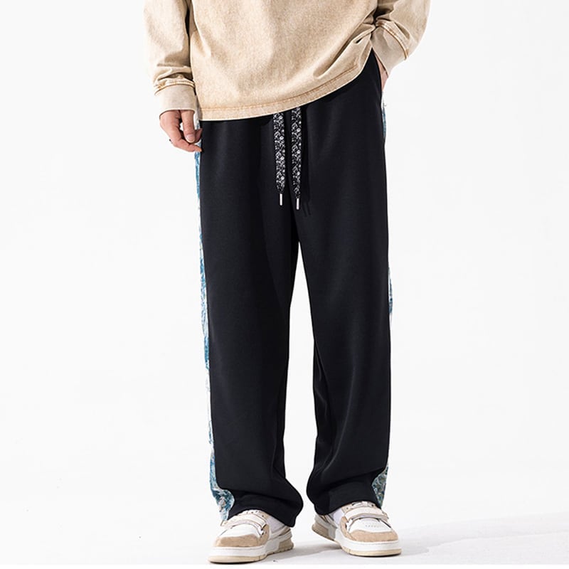 [Mcrjodn Series] ★Casual Pants★ 2color Pants Bottoms Unisex Men's Oil Painting Style Switching