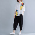 Load image into Gallery viewer, [Kobeiya Series]★Setup★ 2-piece set Shirt + Pants 2color ML XL 2XL White Black Yellow
