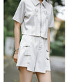 Load image into Gallery viewer, [Kokaisha --- Return Series] ★China style trousers★ 2color bottoms shorts shorts summer clothes fashion
