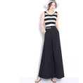 Load image into Gallery viewer, [Kobanlan Series]★China style trousers★ Gaucho pants Chiffon Black Black Elegant Slimming
