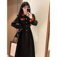 Load image into Gallery viewer, [Dong Xiaojie Series] ★Dress★ Color scheme: Large size, cute, black, long length
