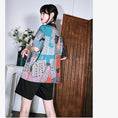 Load image into Gallery viewer, [Kokaisha --- Kyoka Suigetsu Series] ★China style shirt★ Tops Unique Cool Original V-neck Retro
