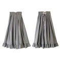 Load image into Gallery viewer, [Minami no Mori Series] ★Skirt★ Bottoms Improves temperament Cute Gray Gray SML XL Vertical stripes Ladies
