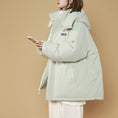 Load image into Gallery viewer, [Suikoishi Series] ★Winter coat★ Cotton coat outerwear 2color Unisex Men's Green Pink ML XL 2XL
