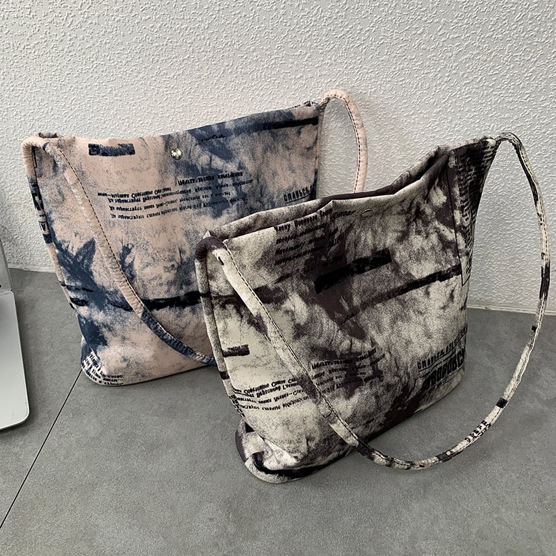 [NVERGUO Series]★Bag★ 3color Shoulder Bag Print Retro Cute Date Improves Temperament Easy to Match