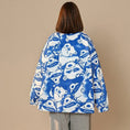 Load image into Gallery viewer, [LUONONG series]★Jacket★ 3color outerwear unisex men's graffiti blue black green
