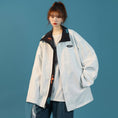 Load image into Gallery viewer, [fkz series] ★Outer★ Coat 2 colors Clothes that can be worn on both sides Unisex Men's Graffiti White Black White Black
