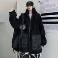 Load image into Gallery viewer, [Style Series] ★Outerwear★ Jacket Unisex Men's Black Loose Casual Thick Warm ML
