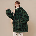 Load image into Gallery viewer, [Morimoto Series] ★Winter Coat★ 2color Thick Warm Unisex Men's Alphabet Black Green
