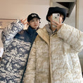 Load image into Gallery viewer, [PPDJ Series] ★Cotton coat★ 4color outer winter coat Color scheme Unisex Men's Large size Snowy mountain pattern
