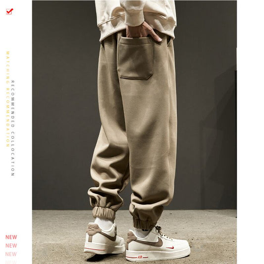 [Szon Series] ★Casual Pants★ 3color Regular type Fleece lining type Bottoms Unisex Men's