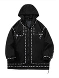 Load image into Gallery viewer, [FKZ Series]★Jacket★ 3color outerwear unisex men's black white green black white green
