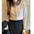 Load image into Gallery viewer, [MILA Series]★Shirt★ 2color Tops Ladies Corduroy Fashion Coffee Color Apricot
