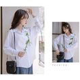 Load image into Gallery viewer, [LAWO Series]★China style shirt★ Tops, long sleeve shirt, improves temperament, commuting, date, Suzuran, Suzuran
