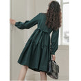 Load image into Gallery viewer, [Ali Series] ★One Piece★ Women's Shirt Dress Green Commuting Date Cute SML XL
