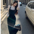 Load image into Gallery viewer, [KEKE series]★Hanging dress★Denim dress Spring clothes Ladies fashion Slimming SML
