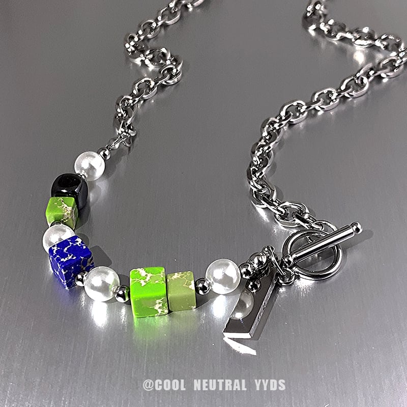 [yyds genderless series] ★Necklace★ Accessory switching color colorful unisex