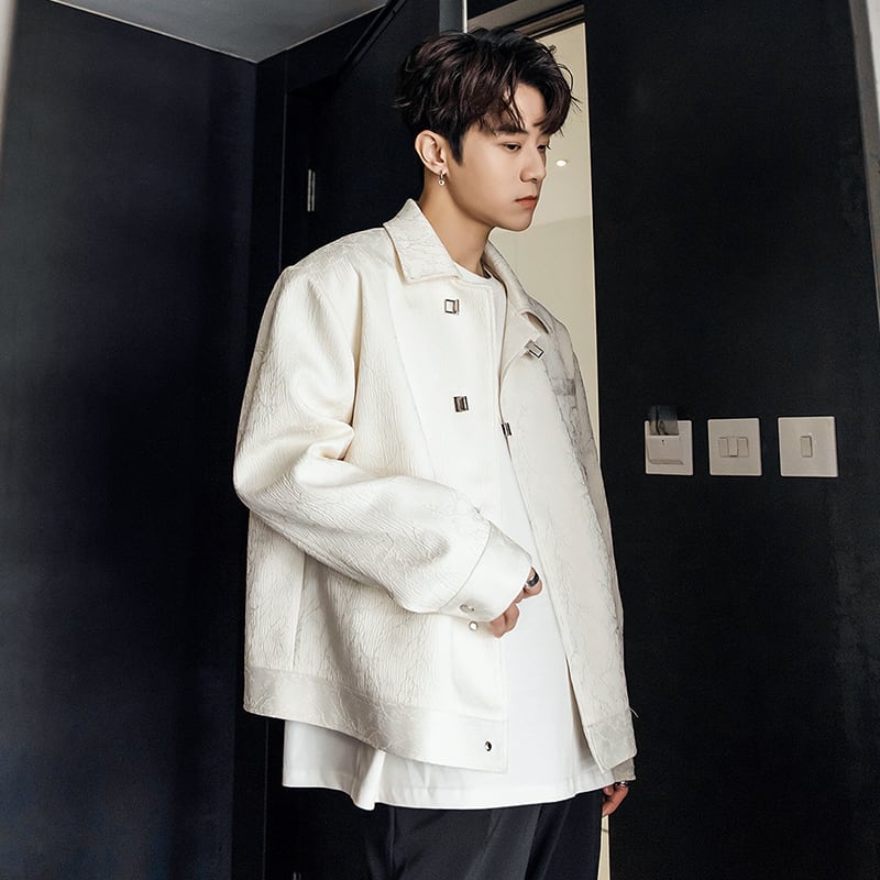 [CHICERRO series] ★China style jacket★ 2color outerwear casual unisex men's black beige