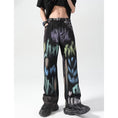 Load image into Gallery viewer, [CHAOMEICHEN Series]★Denim Pants★ 2color Graffiti Bottoms Pants Men's Large Size White Black
