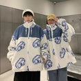 Load image into Gallery viewer, [BOO Series] ★Coat★ Outerwear Unisex Men's Cute SML XL 2XL 3XL Couple Clothes White Blue
