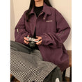 Load image into Gallery viewer, [SENSU Series]★Jacket★ 2color outerwear unisex men's green purple green purple casual
