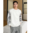 Load image into Gallery viewer, [Illustrated series] ★Tops★ Round neck Color scheme Unisex Men's White Stylish Easy to match
