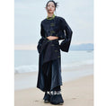 Load image into Gallery viewer, [Big Blue Dragon Series] ★China style coat★ 3 ways to wear Tops Black Black Color scheme Cool
